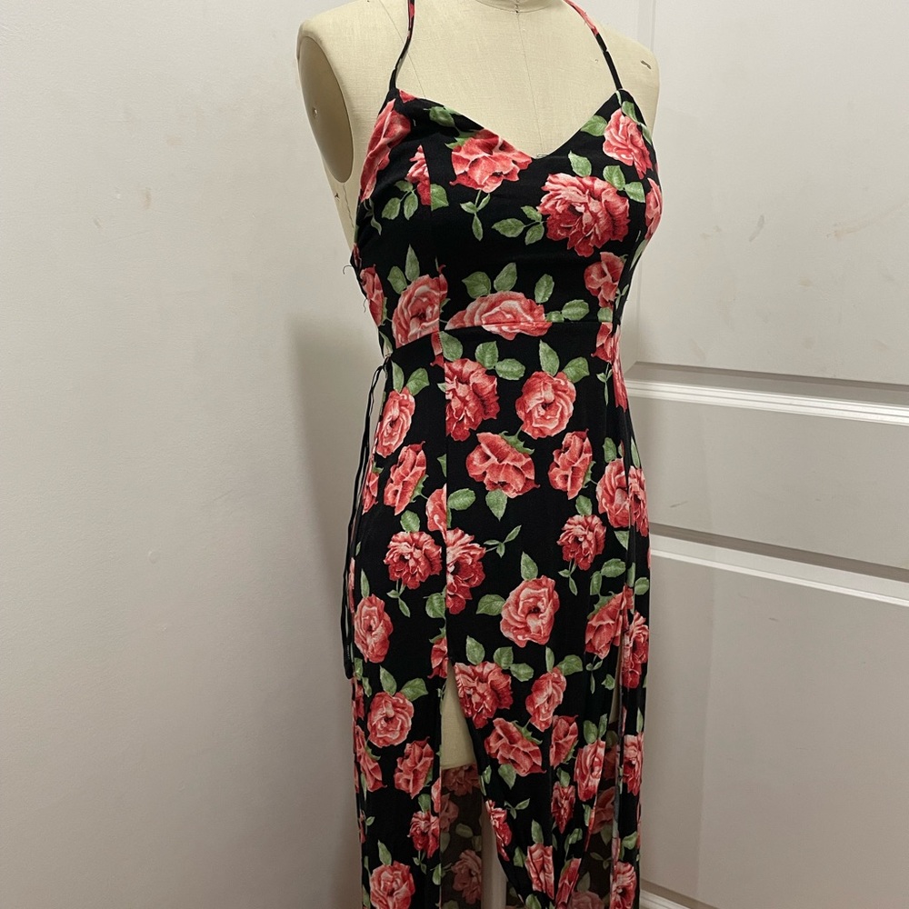 Black Floral Dress